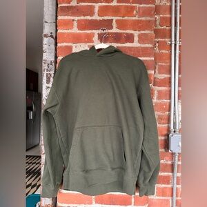 Beyond Yoga LuxeFleece Classic Oversized Hoodie in Army Green